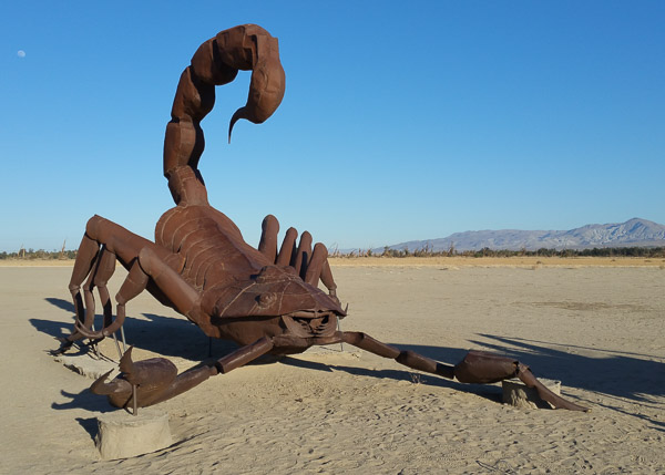 Galleta Meadows. sculptures by Ricardo Breceda